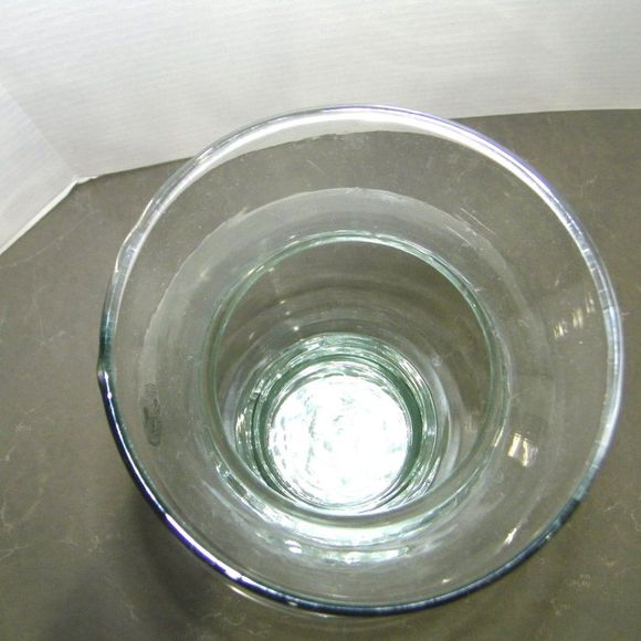 MEXICAN Hand Blown Clear Glass Vase Urn Shape 11" Tall NWT! - Picture 3 of 5